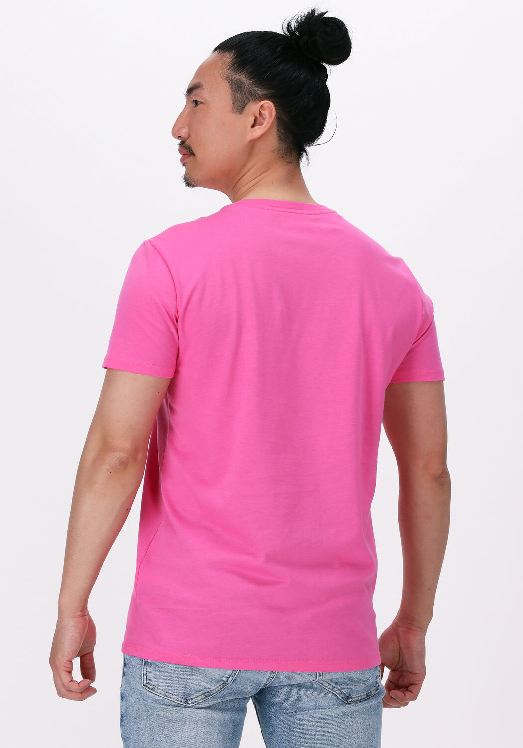 LACOSTE T shirt 1HT1 MEN S TEE SHIRT 1121 en rose Omoda