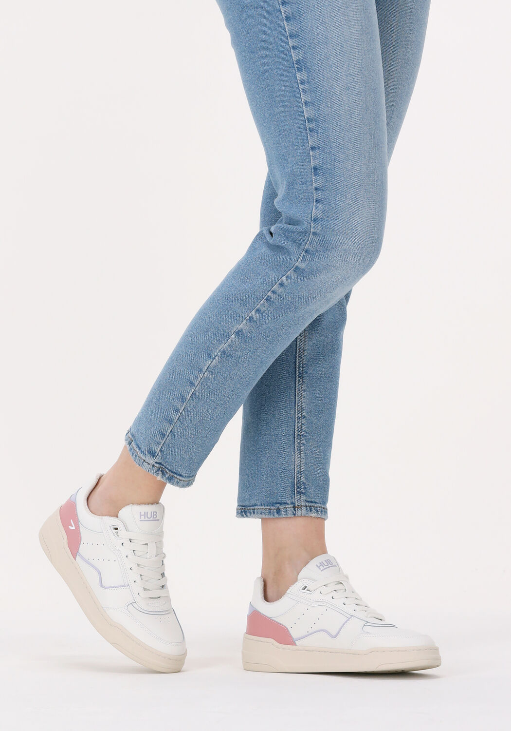 HUB Baskets basses MATCH en blanc - large