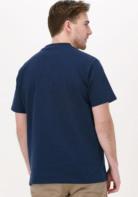 WOODBIRD T-shirt RICS BALL TEE Bleu foncé - large