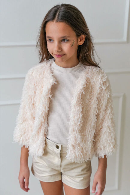 Ecru LIKE FLO Vest FLO CARDIGAN - large