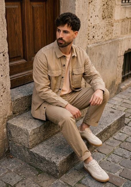 Ecru BUTCHER OF BLUE Broeken/jumpsuits DAN CHINO - large