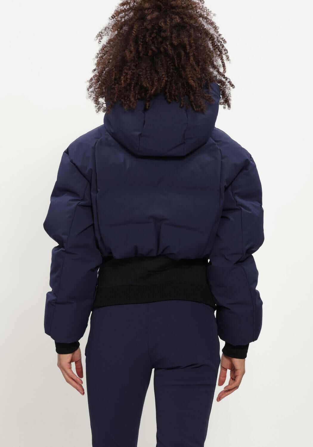 Donkerblauwe AIRFORCE Ski-jassen SNOW RIDGE JACKET - large