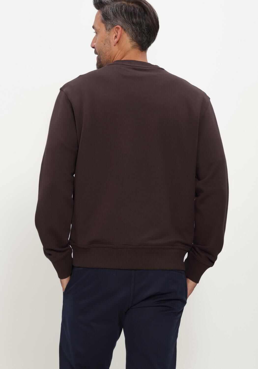 BOSS ORANGE Chandail WESMALLCREW en marron - large