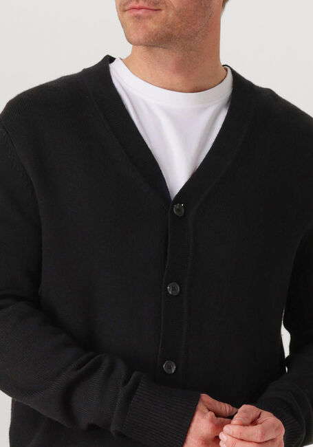 SELECTED MEN Gilet SLHTRAY LS MERINO CHUNKY V-NECK CARDIGAN en noir - large