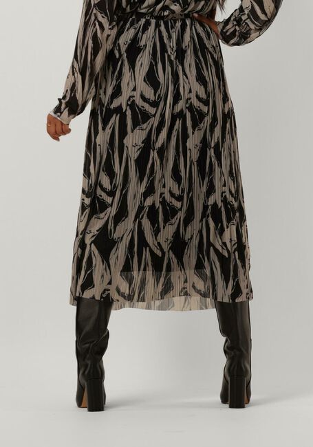 MSCH COPENHAGEN Jupe midi MSCHJANIELLA ILLEORA SKIRT AOP en noir - large