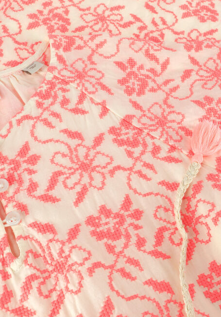 Roze SCOTCH & SODA Mini jurk ALL-OVER EMBROIDERED EN BELTED DRESS - large
