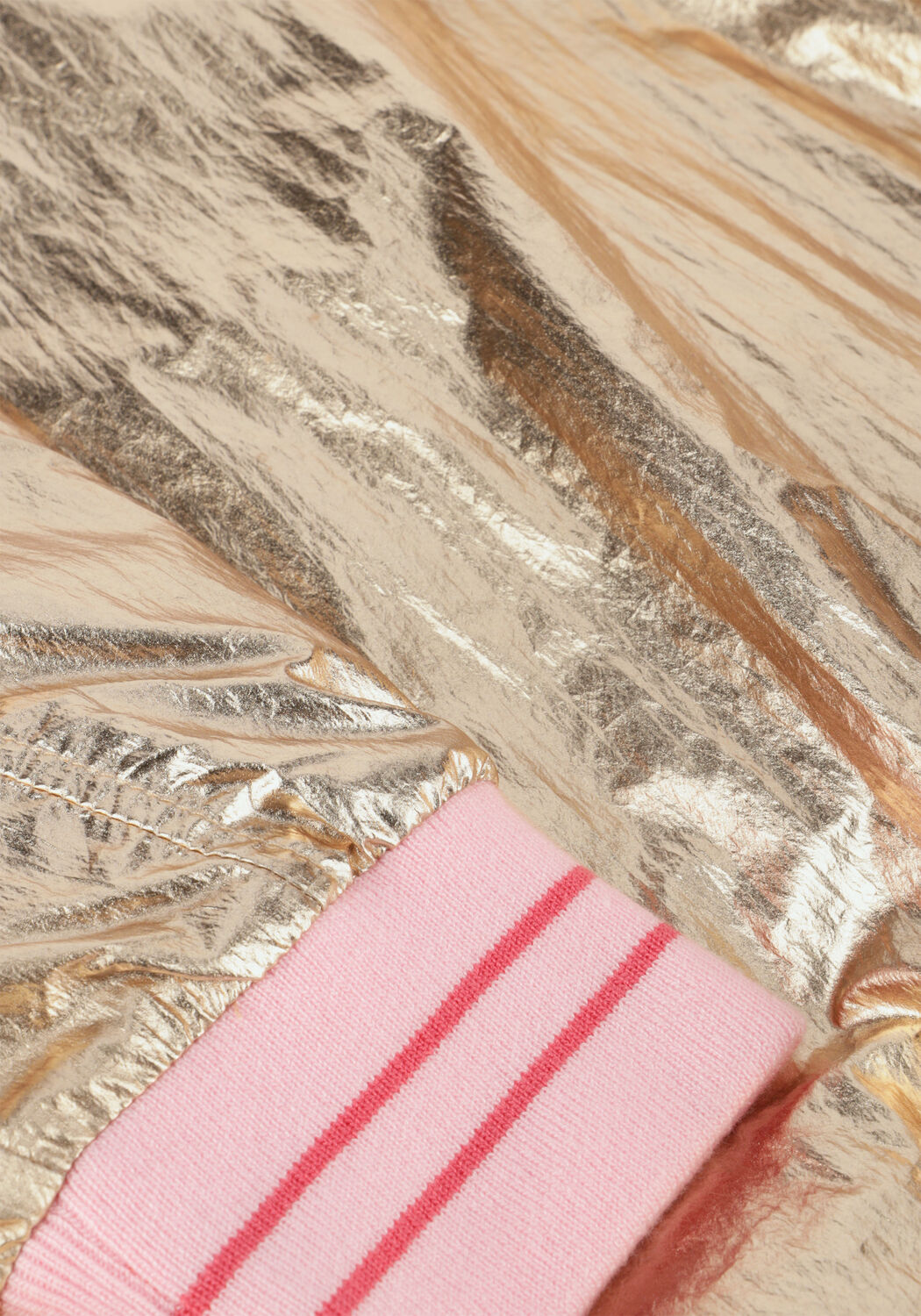 PETIT BLUSH Jack METALLIC JACKET en or - large