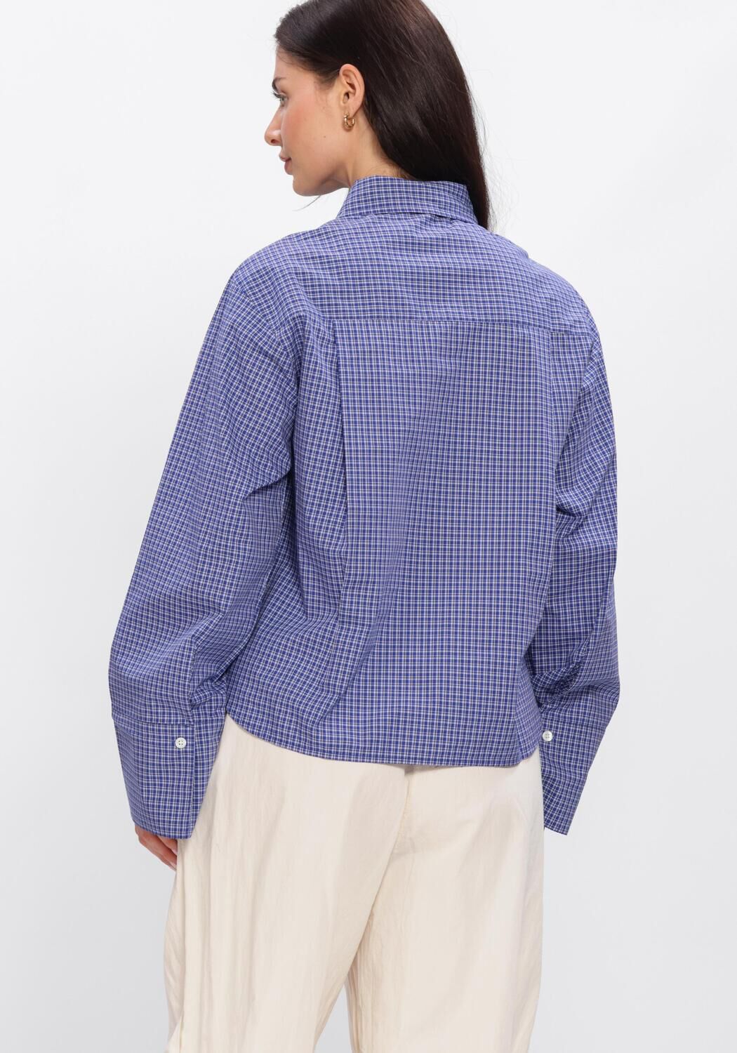 Blauwe ENVII  ENWEB LS SHORT SHIRT CH 7354 - large