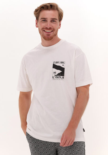 COLOURFUL REBEL T-shirt L'ISOLA BASIC TEE en blanc - large