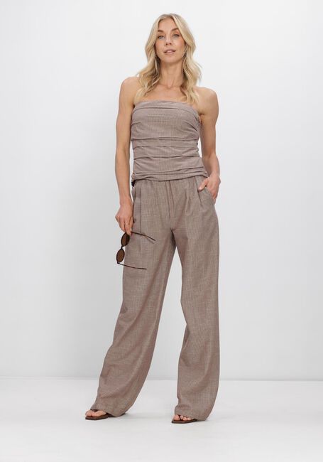 CO'COUTURE Pantalon large JIHOCC STRIPE LL PANT Sable - large