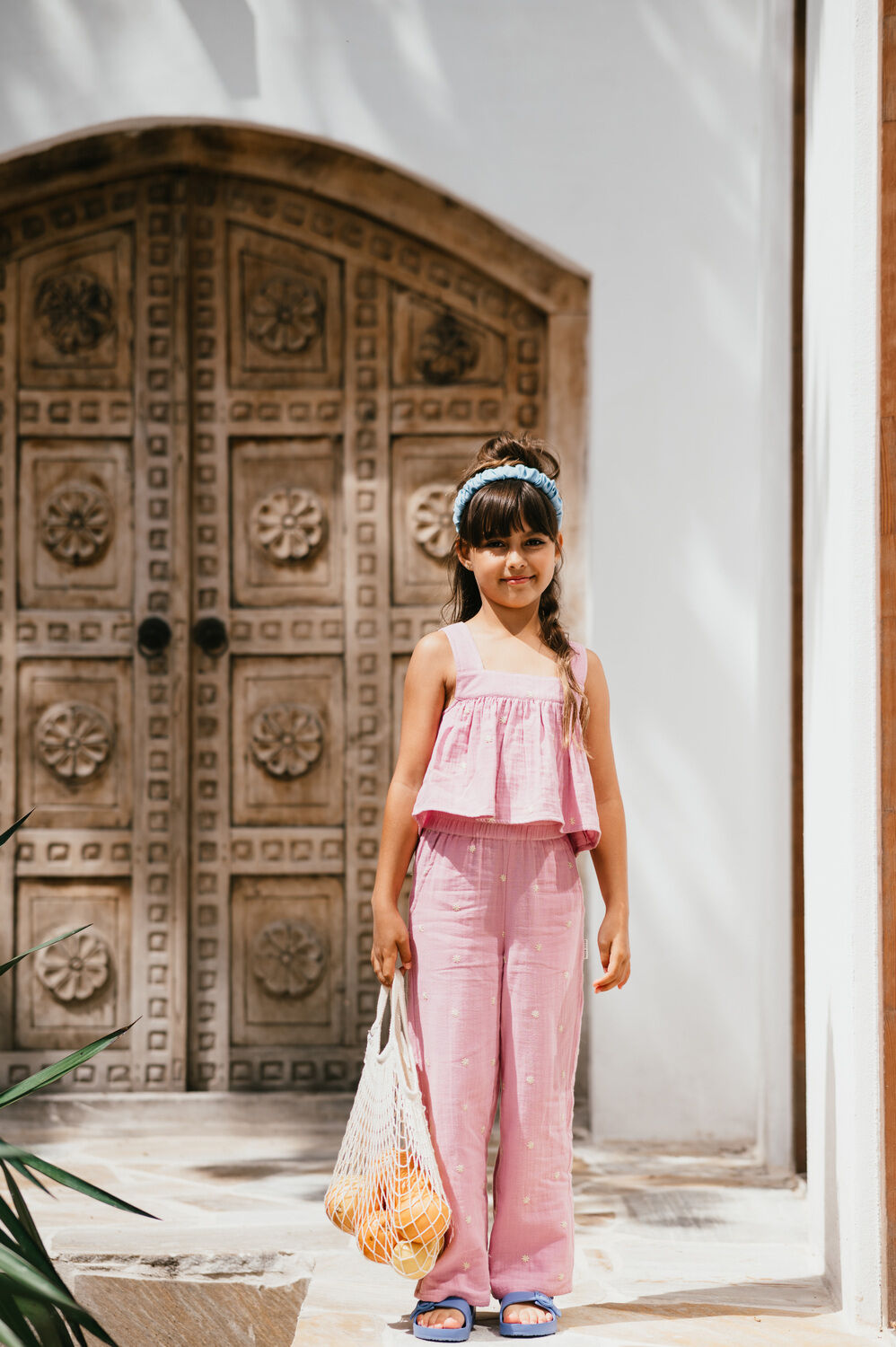 Lichtroze PETIT BLUSH Top SUMMER TOP EMBROIDERY - large