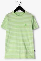 Groene KRONSTADT T-shirt TIMMI KIDS ORGANIC/RECYCLED STRIPED T-SHIRT - medium