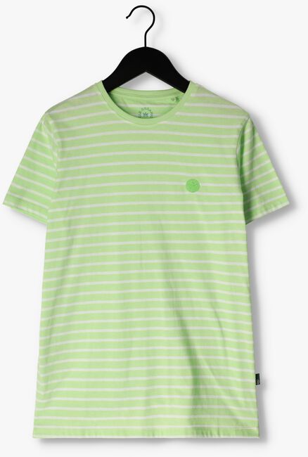 KRONSTADT T-shirt TIMMI KIDS ORGANIC/RECYCLED STRIPED T-SHIRT en vert - large