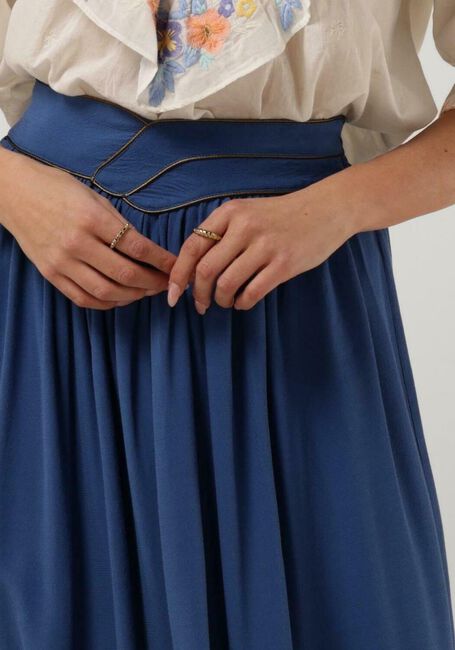 LOUIZON Jupe maxi SUZIE en bleu - large