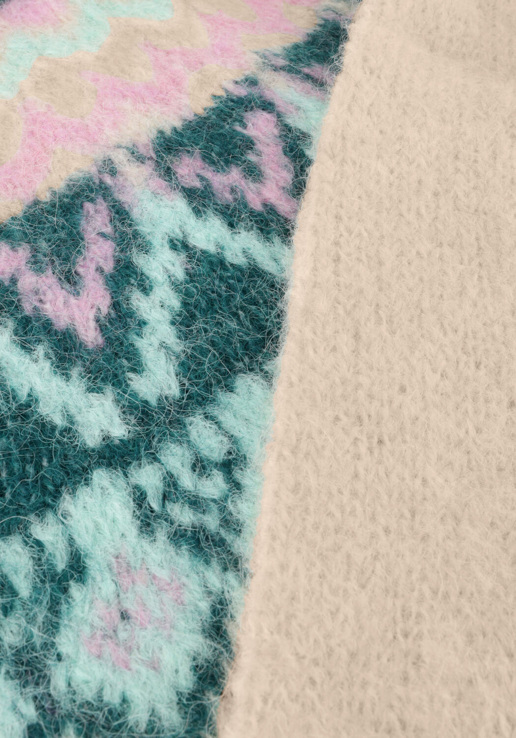 Beige Y.A.S. Trui YASICE LS KNIT PULLOVER - large