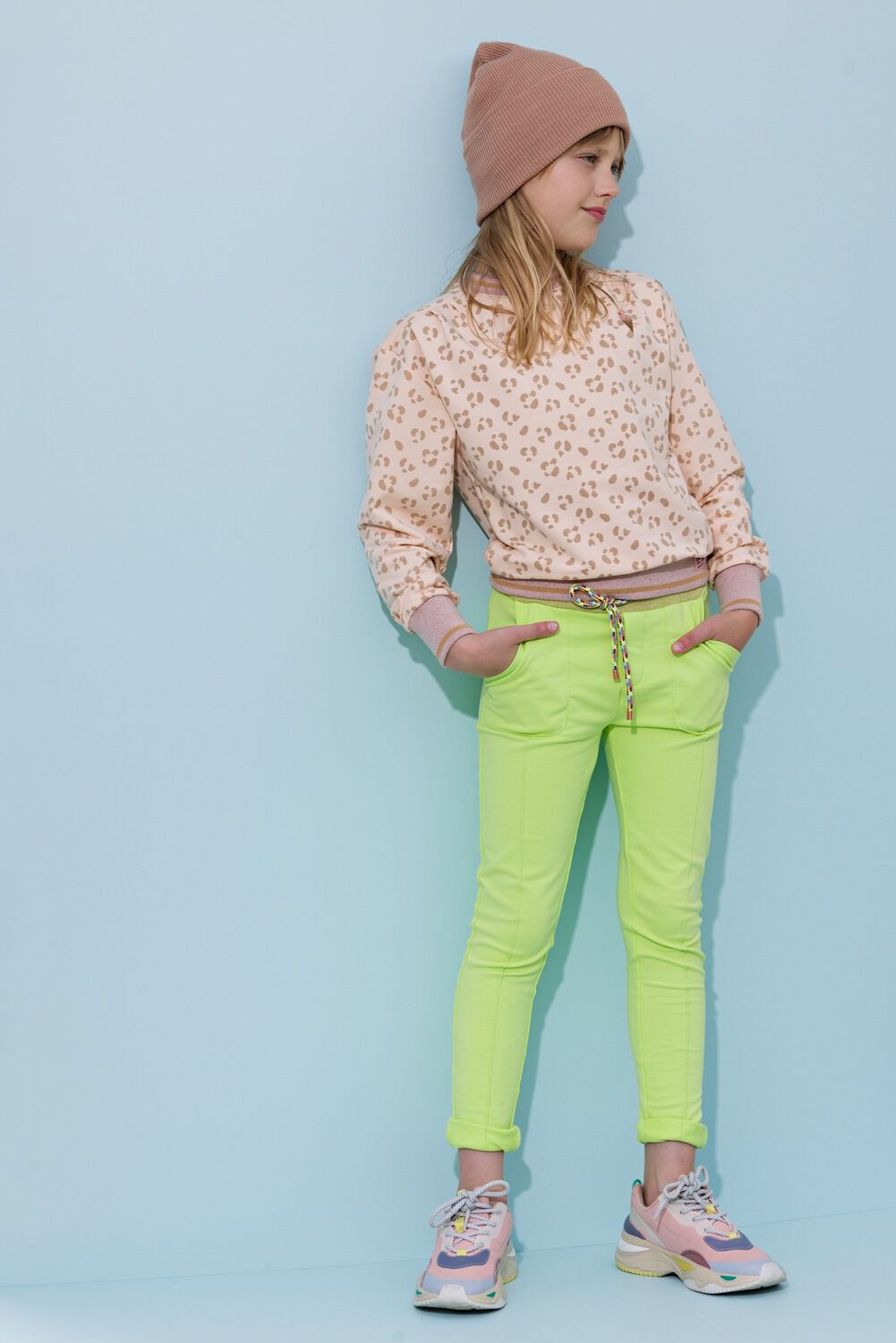 NONO Pantalon de jogging SECLER FULL LENGHT SWEAT PANTS en vert - large