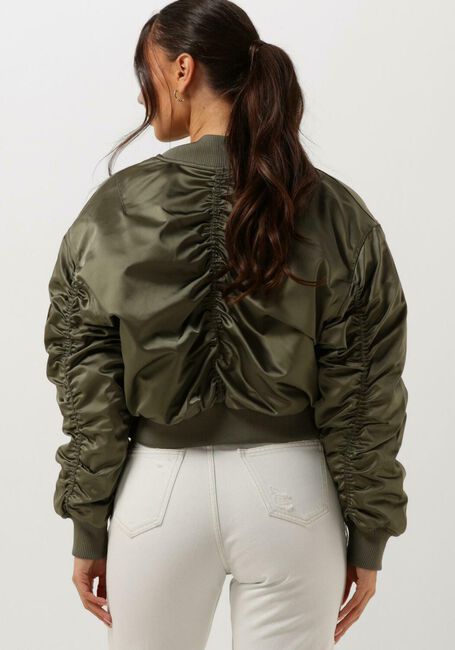 CALVIN KLEIN Jack SATIN BOMBER Olive - large