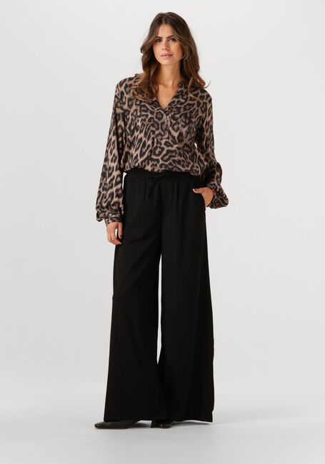 AMAYA AMSTERDAM Pantalon large JULES en noir - large