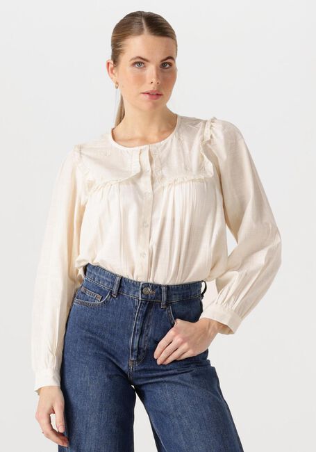 Ecru LOLLYS LAUNDRY  DOOBLELL SHIRT LS - large