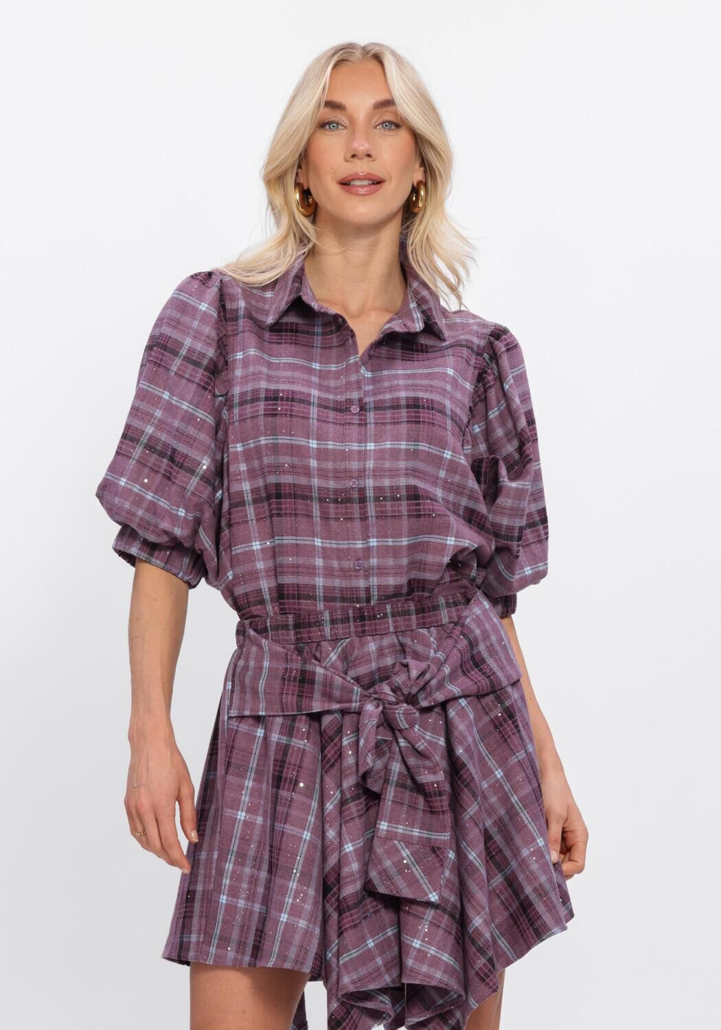 STUDIO AMAYA VALE BLOUSE Blouses en violet - large