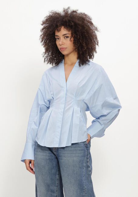 CATWALK JUNKIE BLOUSE WITH WAIST PLEATS Blouses Bleu clair - large