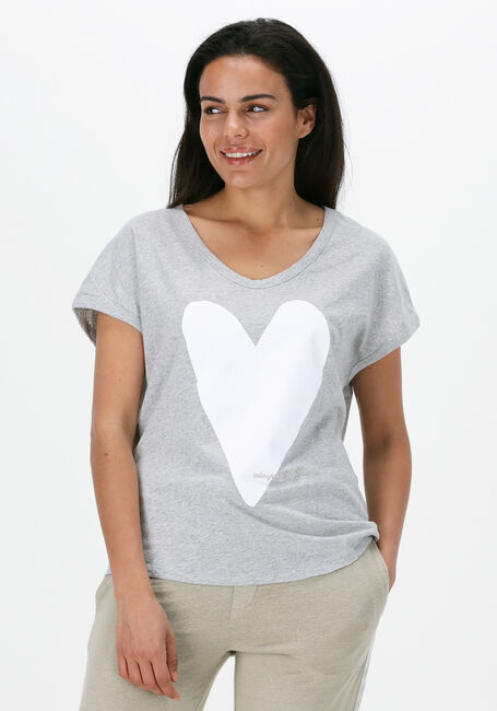 10DAYS T-shirt TEE HEART en gris - large