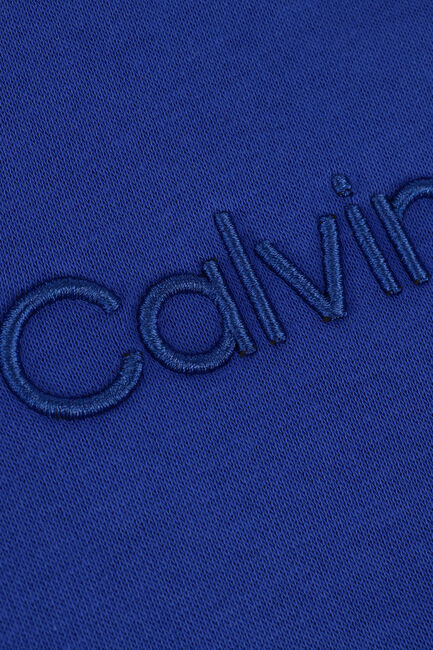 Blauwe CALVIN KLEIN Trui CK EMBROIDERY LOGO SWEATSHIRT - large