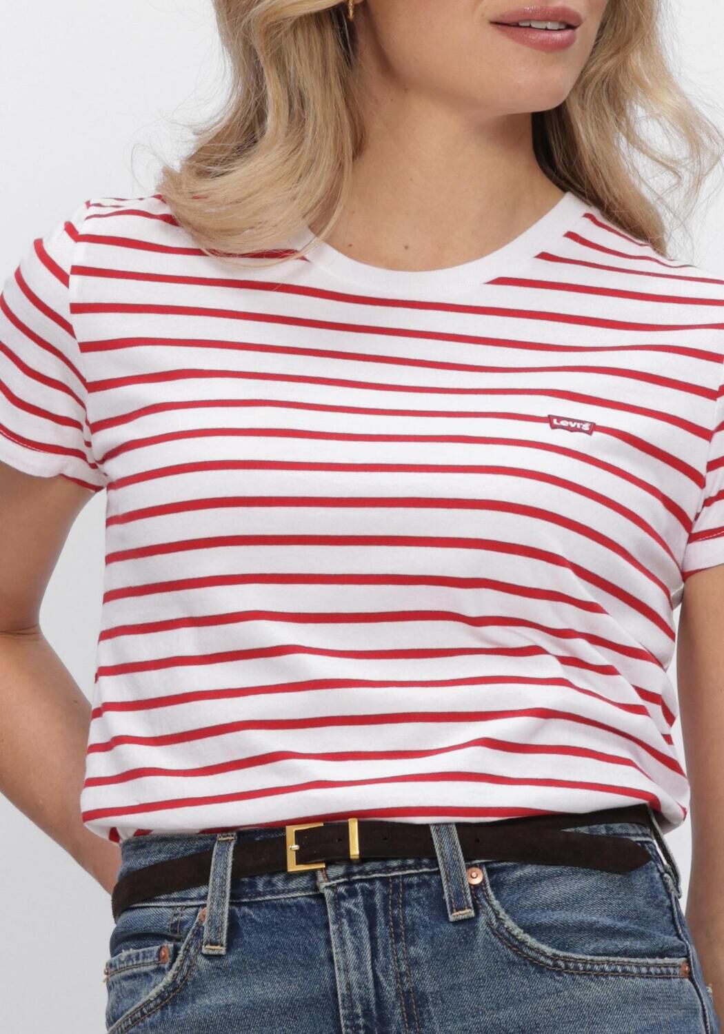LEVI'S T-shirt PERFECT TEE EMILY Gris clair - large