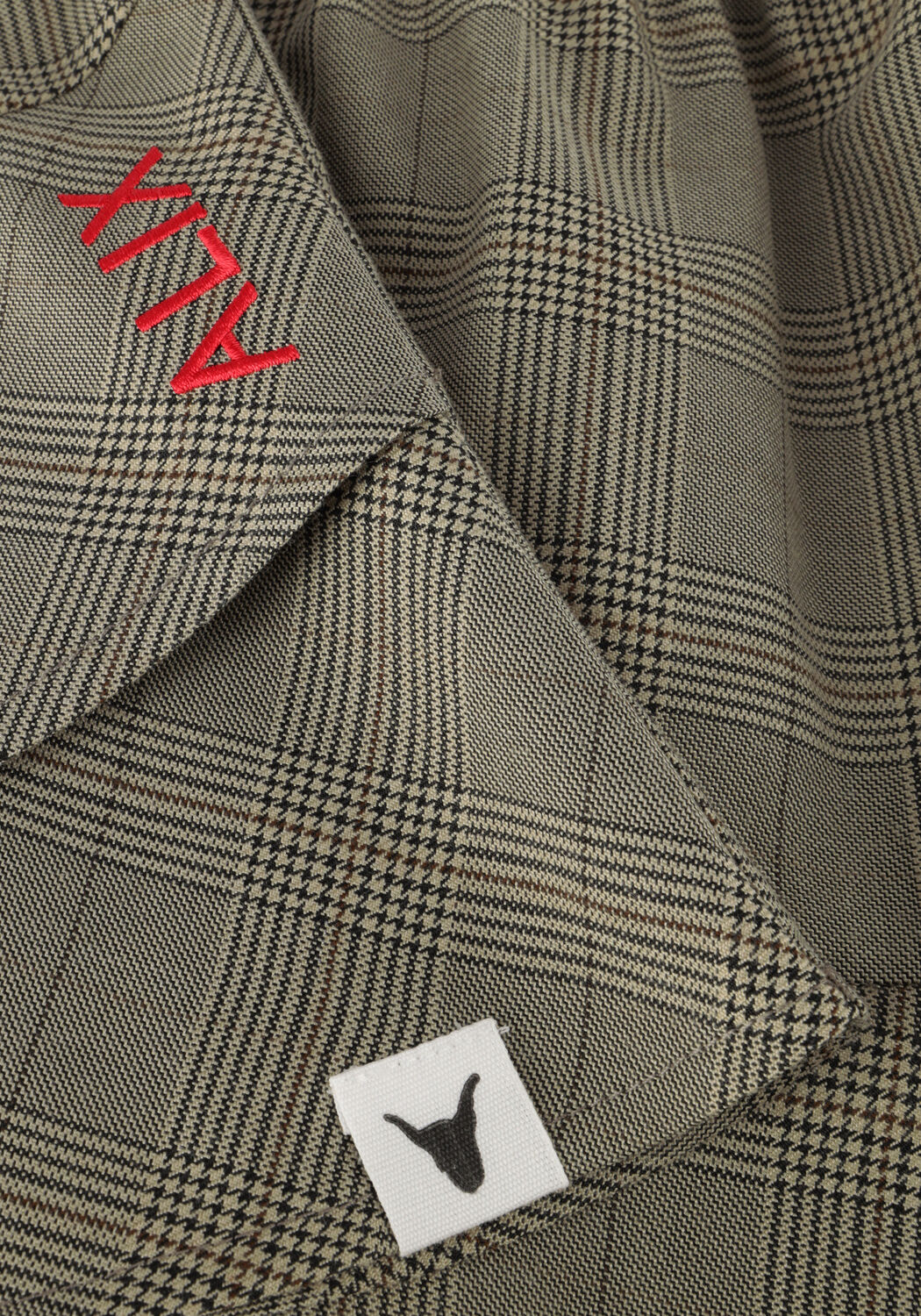 Camel ALIX MINI Minirok CHECK RUFFLE SKIRT - large