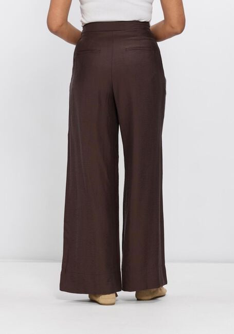 Bruine OBJECT Wijde broek OBJISLA YUI HW WIDE PANTS - large
