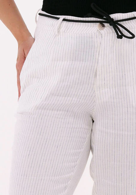 10DAYS Pantalon STRIPED PANTS Cr&egrave;me - large