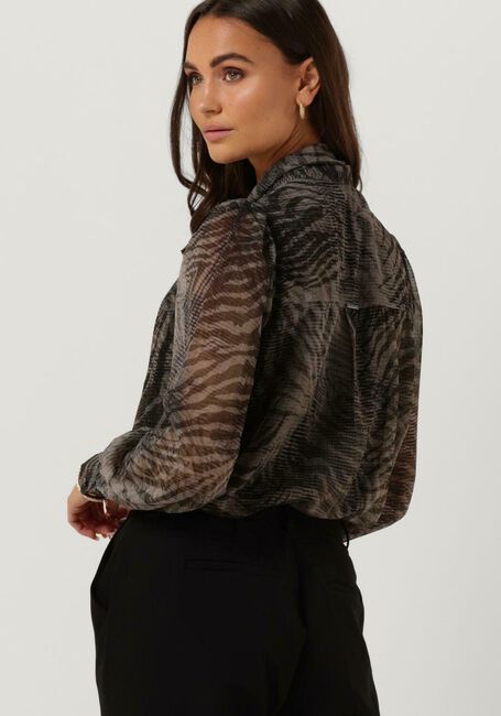 Donkergroene GUESS  LS NADINE TOP - large