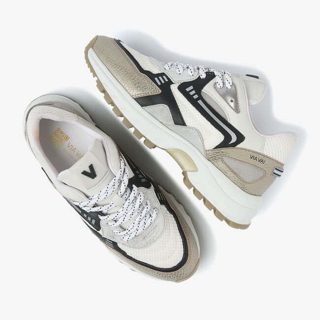 Grijze VIA VAI Sneakers DANAE NOAH - large