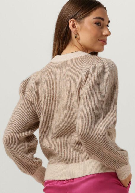 Beige SELECTED FEMME Trui SLFLILO LS KNIT O-NECK - large