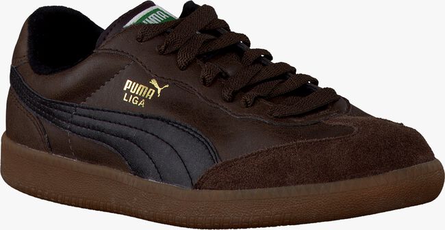 brown PUMA shoe LIGA KIDS  - large