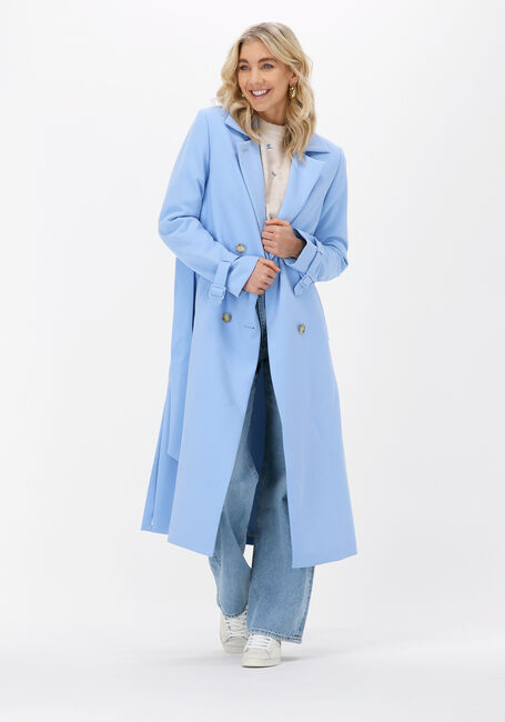 Lichtblauwe BEAUMONT Mantel BELTED COAT - large