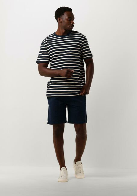 ANERKJENDT T-shirt AKKIKKI S/S STRIPE TEE - GOTS en bleu - large