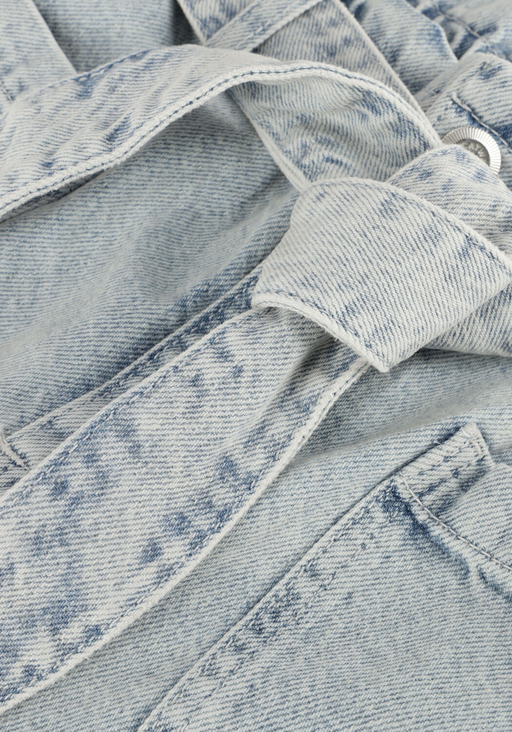 CATWALK JUNKIE Pantalon courts DENIM SHORT WITH ELASTIC WAISTBAND Bleu clair - large