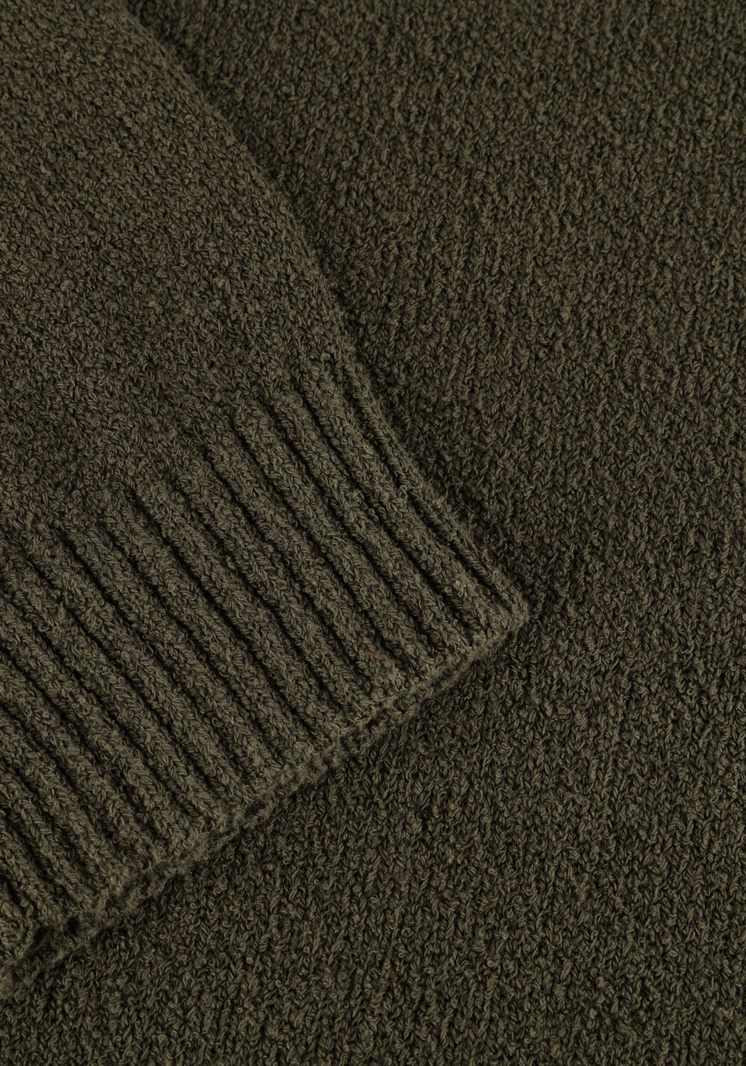 SELECTED MEN Pull SLHLOOP LS KNIT CREW NECK en vert - large