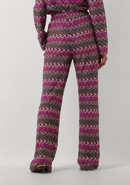 Paarse STUDIO AMAYA Wijde broek ROMEE - large