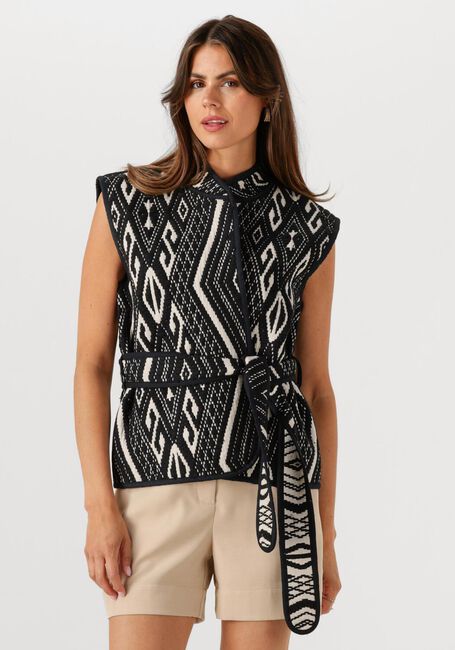 Zwarte MINUS Gilet WENDI REVERSIBLE VEST - large