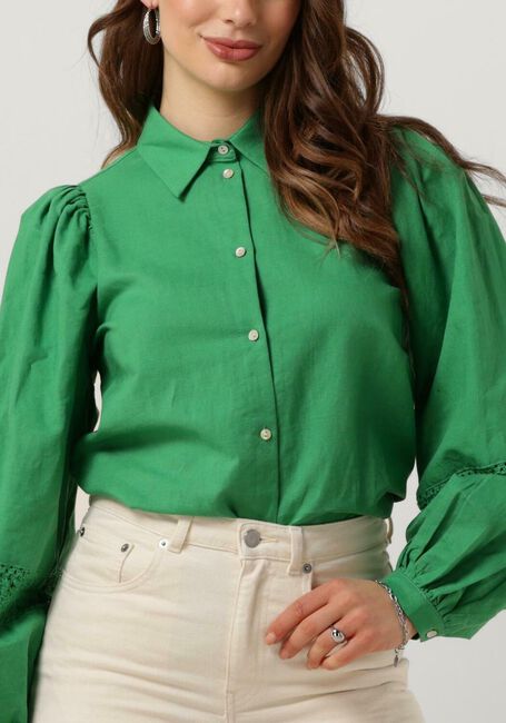 NUKUS LETTIE BLOUSE EMBROIDERY Blouses en vert - large