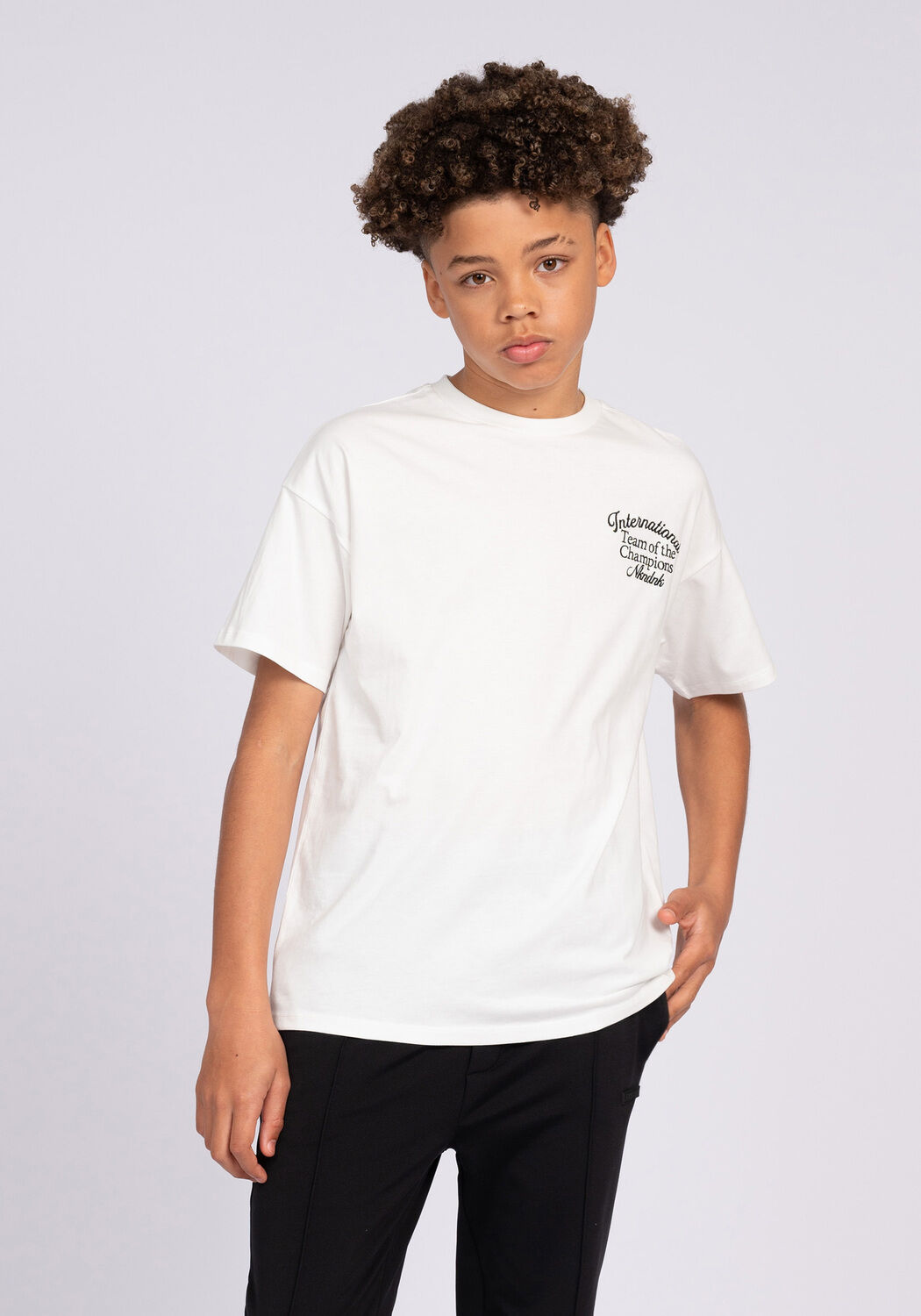 NIK & NIK T-shirt CHAMPION T-SHIRT en blanc - large