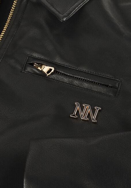 NIK & NIK Veste en cuir STUD JACKET en noir - large