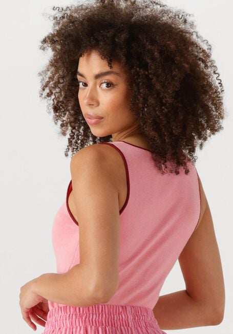 YDENCE Haut KNITTED TOP LENNY en rose - large