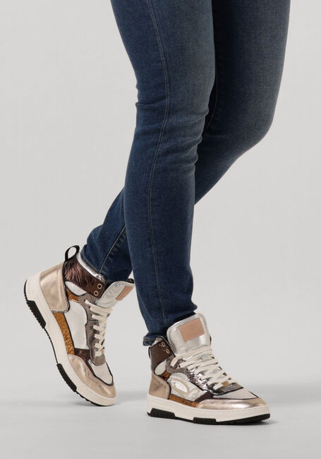 Zilveren FRED DE LA BRETONIERE Sneakers YARA HIGH - large