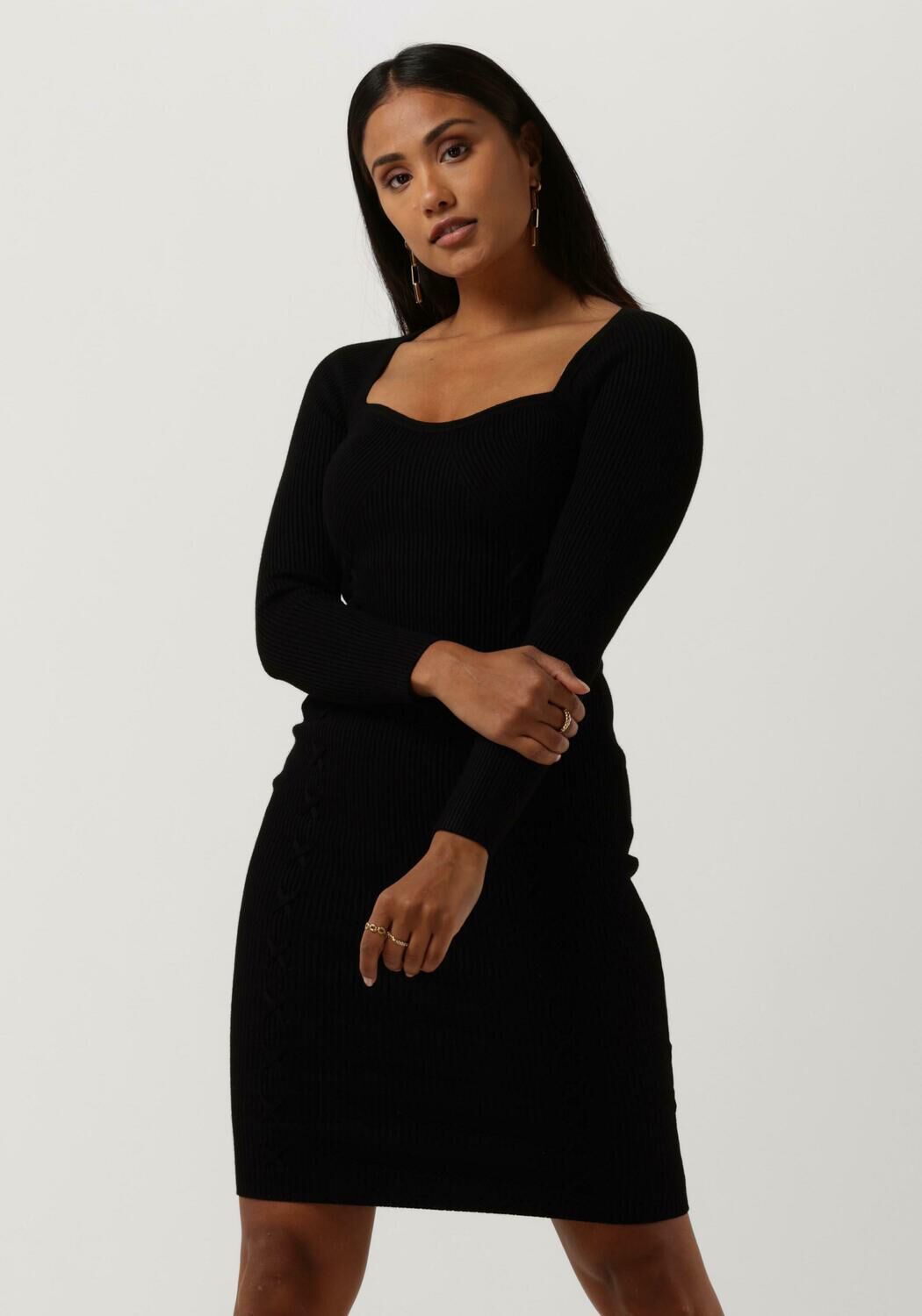 GUESS Mini robe ES LS SWEETHRT MARGOT DRS en noir Omoda
