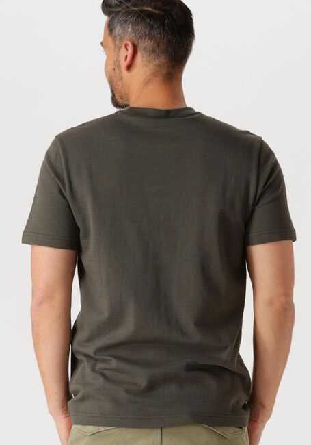 PME LEGEND T-shirt SHORT SLEEVE R-NECK JACQUARD STRIPES en vert - large
