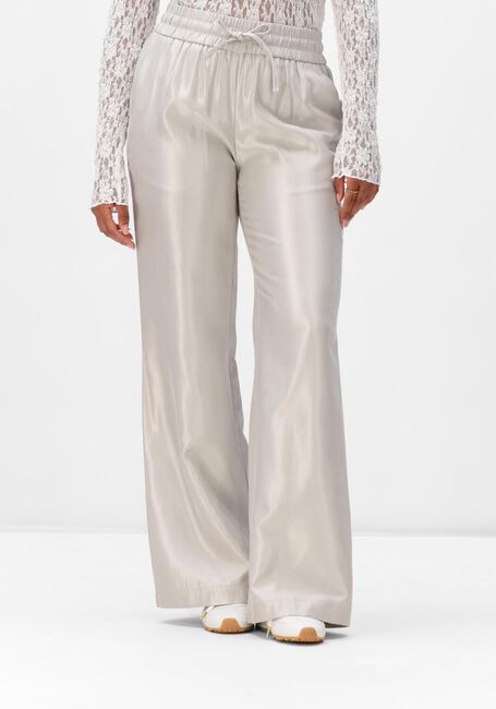 AIMEE THE LABEL Pantalon large FAITH TROUSER en argent - large