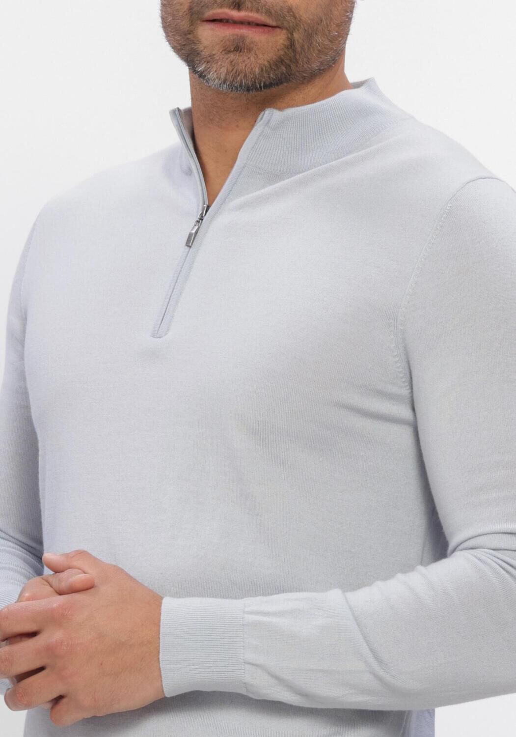 STEFANO LAURAN Pull HALF ZIP ANDERS en bleu - large